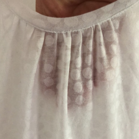 Loft White Short Sleeve Top - Picture 4 of 4